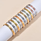 Punk Hand Suture Stainless Steel Mama Bracelet