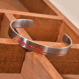 Punk Hand Suture Stainless Steel Mama Bracelet