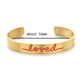 Classic Hand Love Mama Heart Letter Anniversary Couple Bracelet