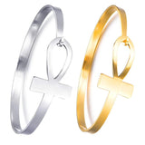 Egyptian Queen Nefertiti Bangle Stainless Steel Bracelet