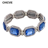 Crystal Stretch Bracelet Cuff Charm Cubic Zirconia SBR140225