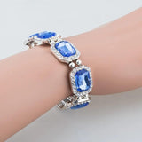 Crystal Stretch Bracelet Cuff Charm Cubic Zirconia SBR140225