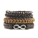 Vintage Multilayer Leather Bracelets Set for Men Women