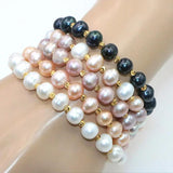 Natural Pearl Bracelet Beads Women Accessories Yoga Christmas Wedding