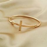Cross Shape Bracelet for Women - Retro Girl's Unique Bracelet