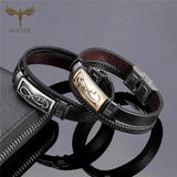 Infinity Bracelet for Bestfriend Multi-layer Leather Steel Bracelets