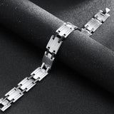 12MM Stainless Steel Link Watch Chain Bracelet