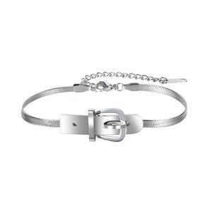 Snake Chain Bracelet Adjustable Link Stainless Steel Jewelry