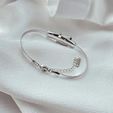 Snake Chain Bracelet Adjustable Link Stainless Steel Jewelry