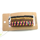 Personality Leather Bracelet Set for Women Men Hot Jewelry Party Friendship Gift