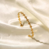Youthway Vintage Metal Bracelet 18K Bangle Waterproof Jewelry