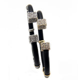 Square Rhinestone Bracelet Leather Bangle Girls Gift