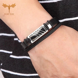 Geometric Charm Bracelets Women Stainless Steel Jewelry
