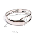 Metal Bracelets For Women Alloy Cuff Bangle Party Jewelry