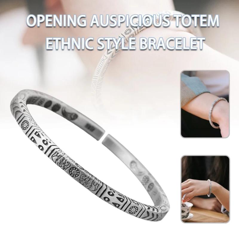 Lucky Cuff Bangle Bracelet - Personality Jewelry Gift