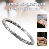 Lucky Cuff Bangle Bracelet - Personality Jewelry Gift
