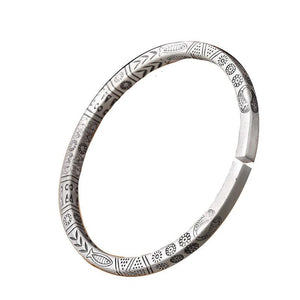 Lucky Cuff Bangle Bracelet - Personality Jewelry Gift