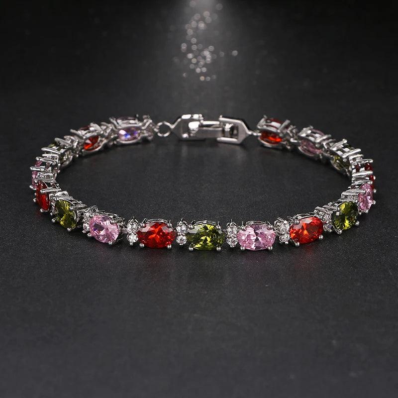 Bohemian Charm Bracelet with Cubic Zirconia