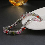 Bohemian Charm Bracelet with Cubic Zirconia