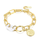 Square Chain Bracelet Stainless Steel Women Cuff Jewelry