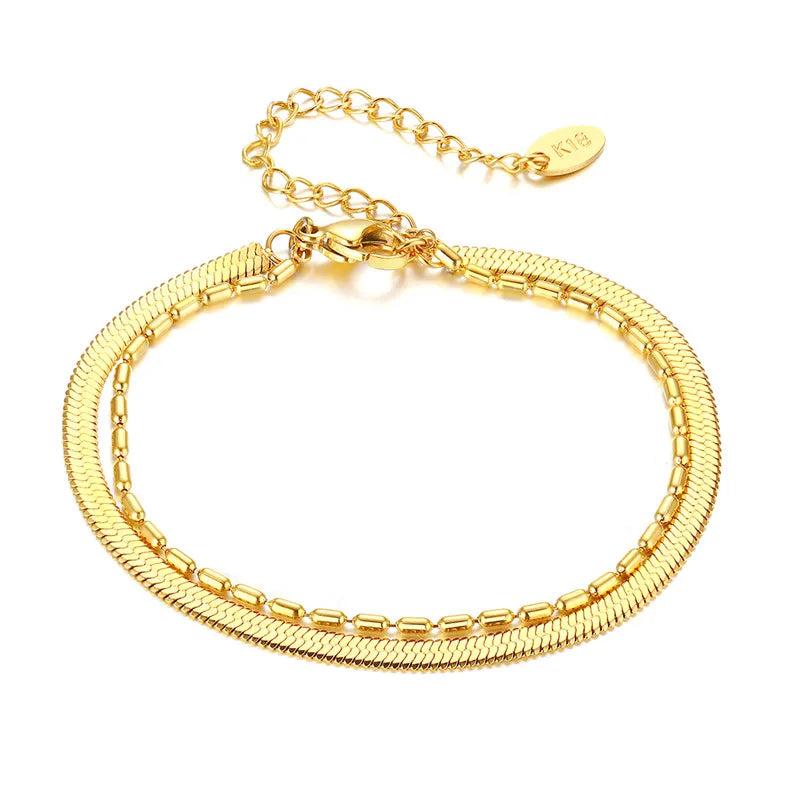 KOtik Snake Chain Bracelet Bangle for Women