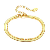 KOtik Snake Chain Bracelet Bangle for Women