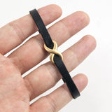 Stainless Steel Infinity Bracelet Men Women Bangle