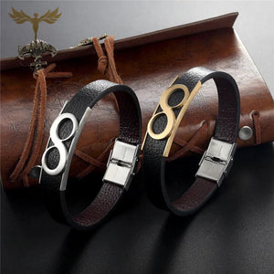 Leather Bracelet Women Men Armband Unisex Bracelets & Bangles Charm Jewelry