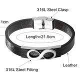 Leather Bracelet Women Men Armband Unisex Bracelets & Bangles Charm Jewelry