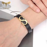 Leather Bracelet Women Men Armband Unisex Bracelets & Bangles Charm Jewelry