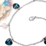Heart Crystal Bracelet for Women Girls Birthday