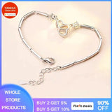 Vintage Flash Crystal Tibetan Silver Cuff Bracelet