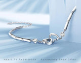 Vintage Flash Crystal Tibetan Silver Cuff Bracelet