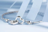 Vintage Flash Crystal Tibetan Silver Cuff Bracelet