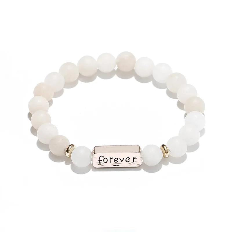 DIY Turquoises Stone Bracelet Men Distance Lucky Bracelet