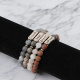 DIY Turquoises Stone Bracelet Men Distance Lucky Bracelet