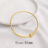 1PCS 61mm Charm Bracelets for Women Plated Charms DIY Brass Acce