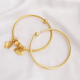 1PCS 61mm Charm Bracelets for Women Plated Charms DIY Brass Acce
