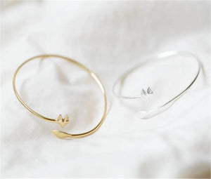 Fox Bangle Bracelet Wrap Around Women Lady Gift Jewelry