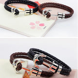 Vintage Punk Double Strand Anchor Bracelet