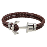 Vintage Punk Double Strand Anchor Bracelet