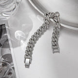 Men's Full Rhinestone Cuban Chain Bracelet - Fashionable Jewelry Gift
