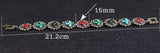 Colorful Resin Flowers Lover Bracelet For Women