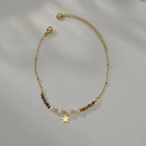 Amber Pearl Star Bracelet for Women