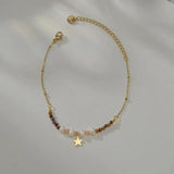 Amber Pearl Star Bracelet for Women