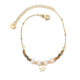 Amber Pearl Star Bracelet for Women