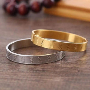 Stainless Steel Religious Bracelet Retro Amulet