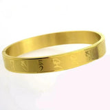 Stainless Steel Religious Bracelet Retro Amulet