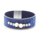 Boho Pearl Leather Bracelet for Women