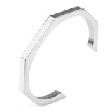 Vintage Stainless Steel Bangle Cuff Bracelet Unisex Men Jewelry